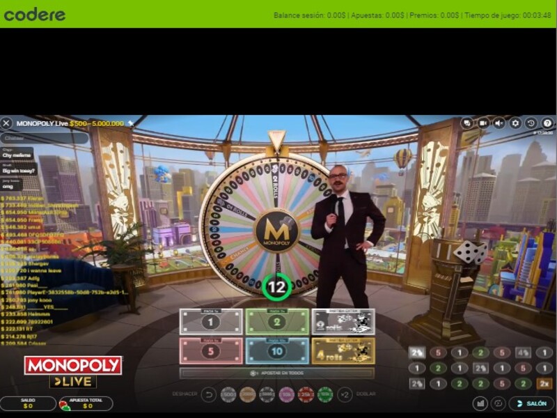 Estrategias para jugar Live Monopoly en el casino Codere